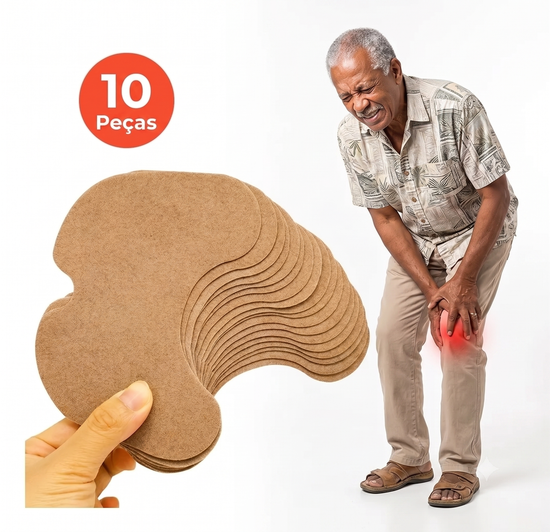 Adesivos AlívioMax - 10 unidades